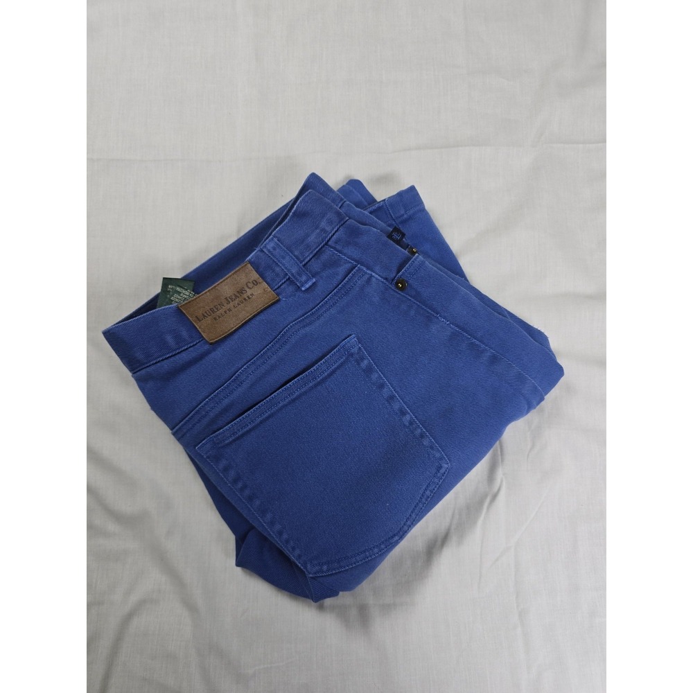 Vintage Lauren Jeans Co Jeans Womens 12 Blue Straight Leg Denim Hong Kong 90s